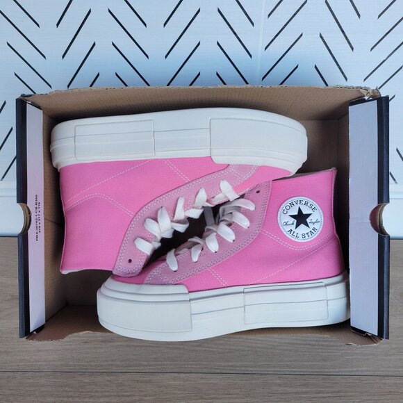 ⭐Converse Chuck Taylor Cruise Hi Sz 7 Men's Shoes Pink Platform Sneakers A07569C - Picture 6 of 10